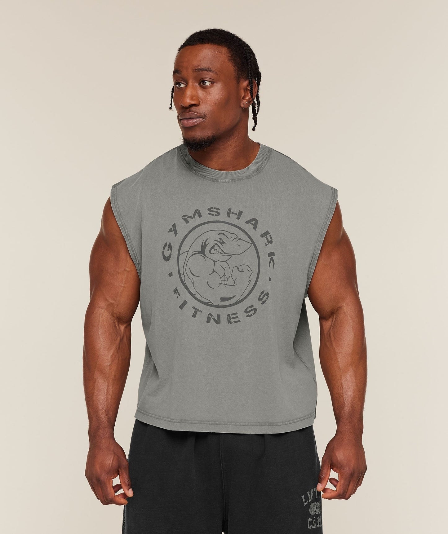 Gymshark Vintage Legacy Tank - Ash Grey