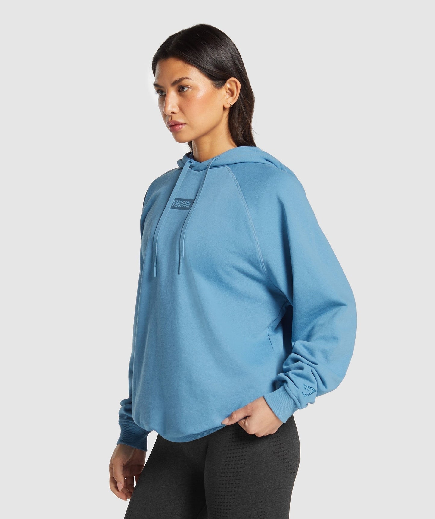 Gymshark Block Oversized Hoodie - Classic Blue