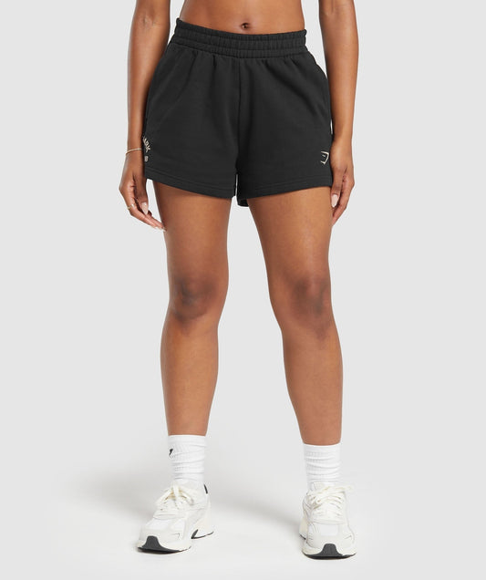 Gymshark Built Graphic Shorts - Black