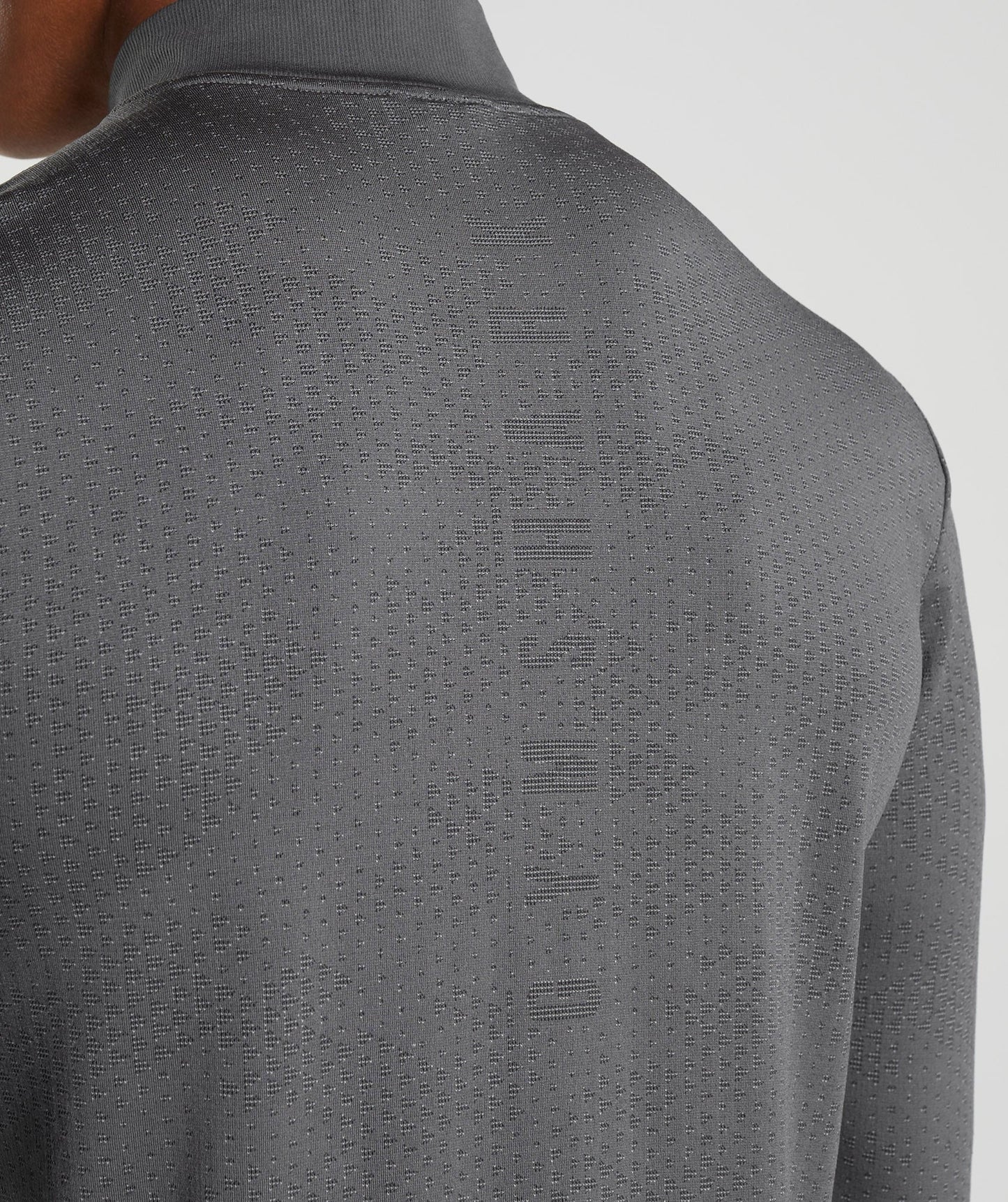 Gymshark Sport Seamless 1/4 Zip - Silhouette Grey/Black
