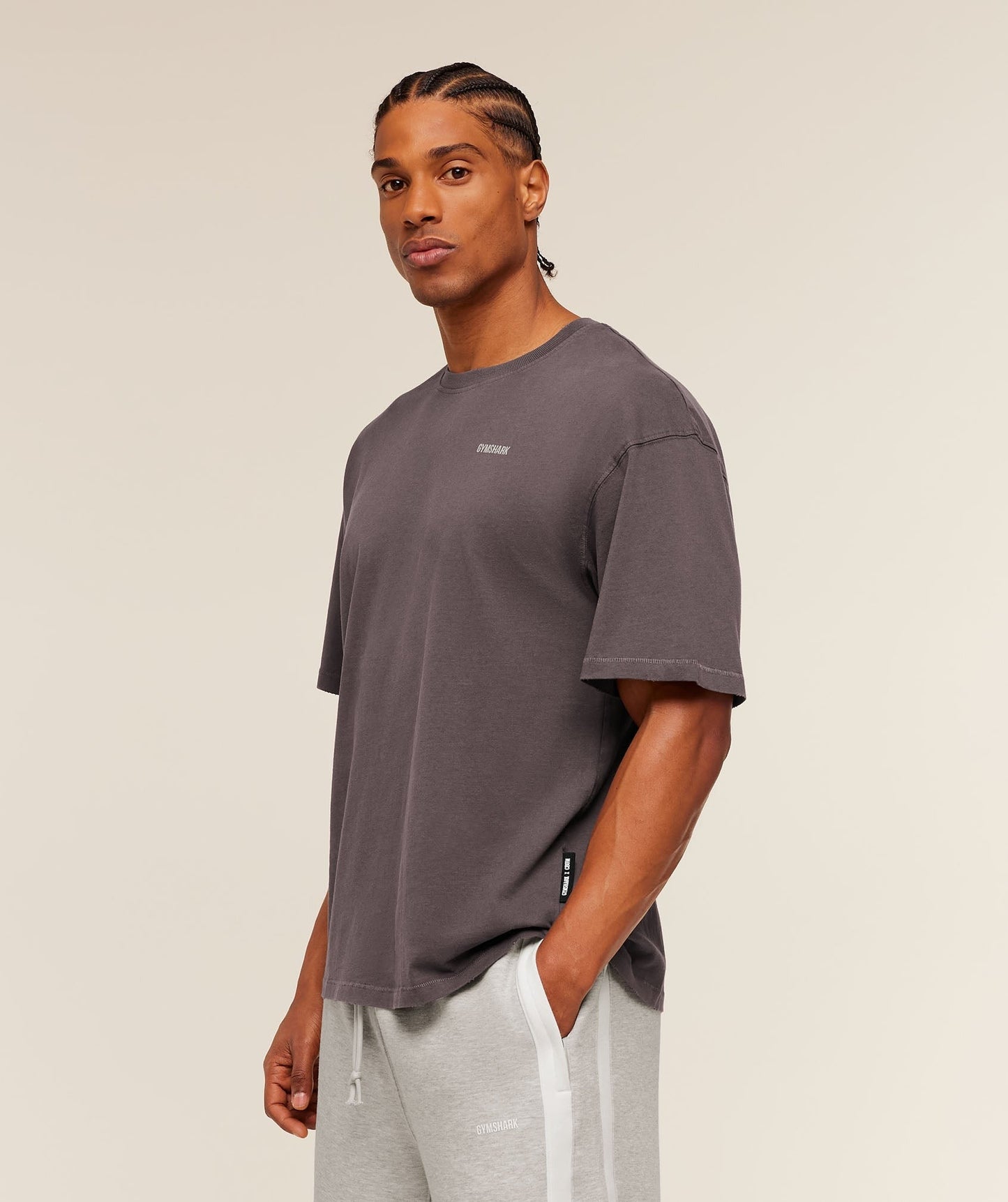 Gymshark x CBUM T-Shirt - Greyed Purple