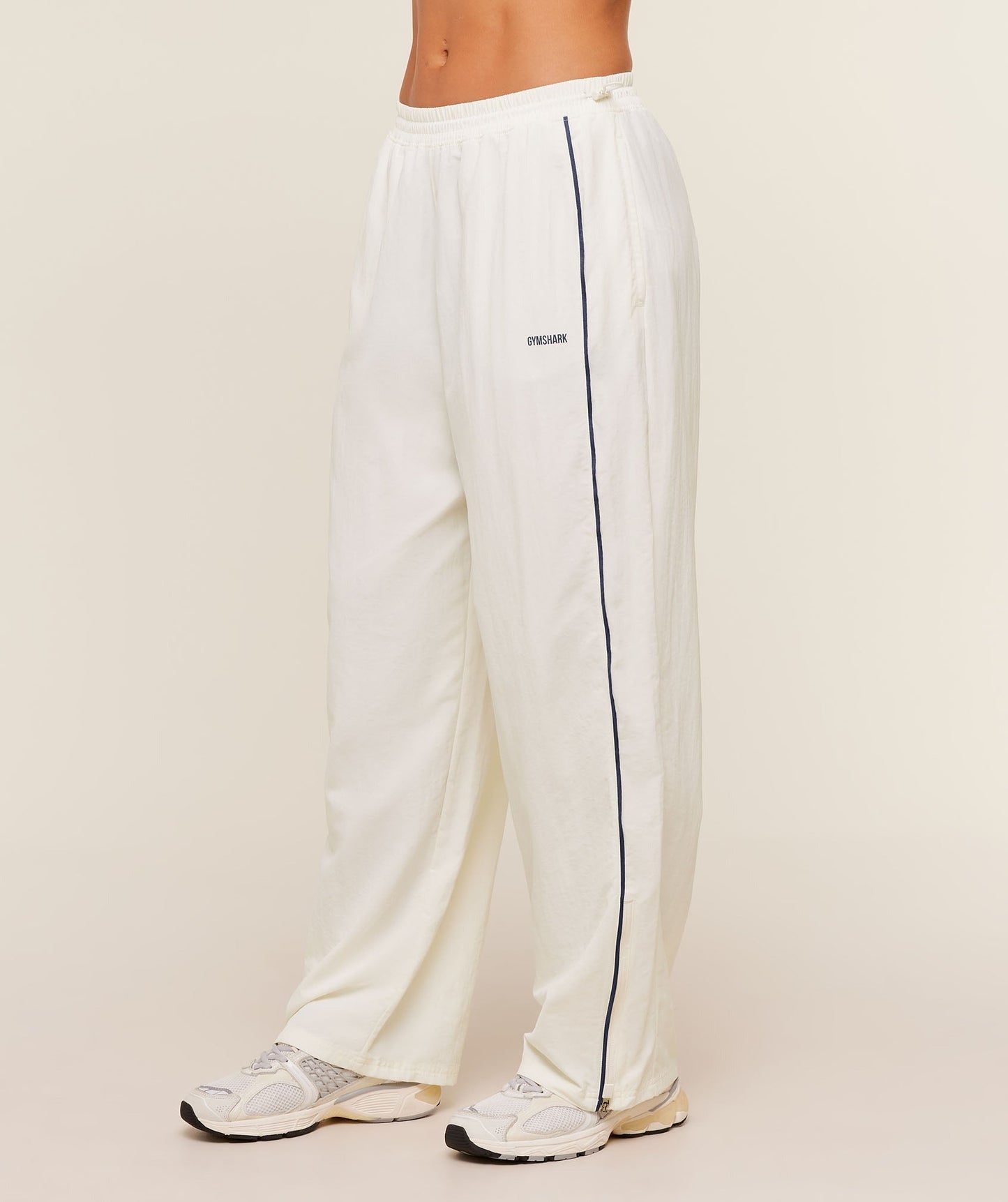 Gymshark To From Pants - Soft White/Stealth Blue