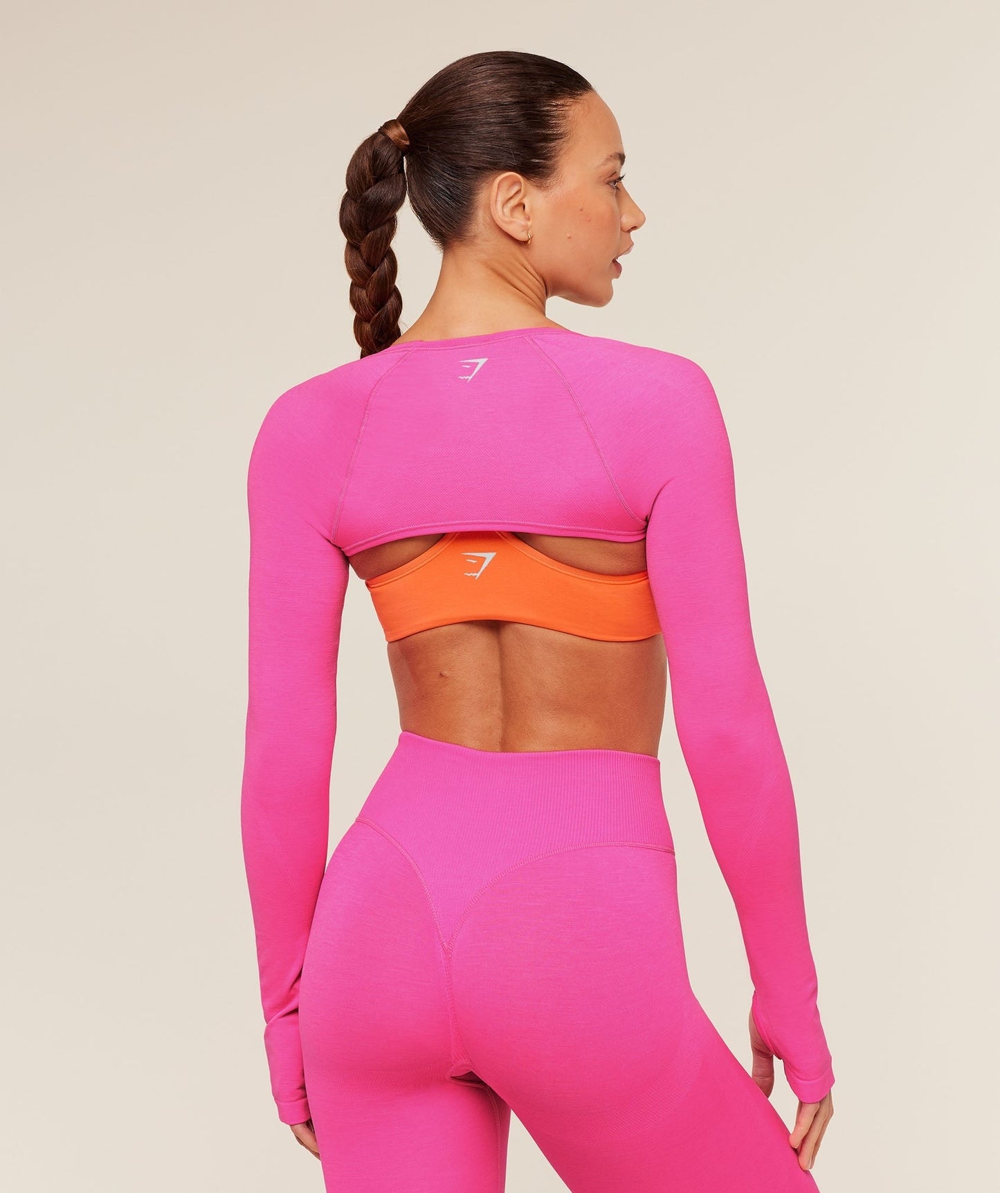 Gymshark Interval Seamless Shrug - Electric Pink