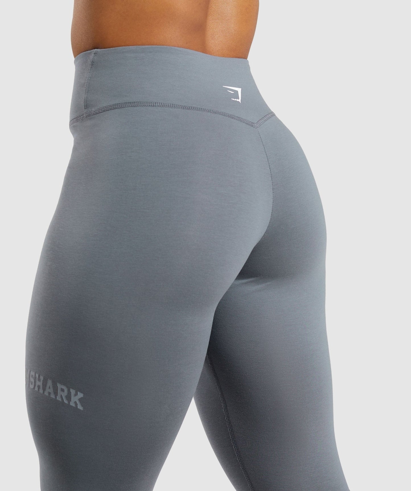 Gymshark Lifting Logo Leggings - Iron Blue