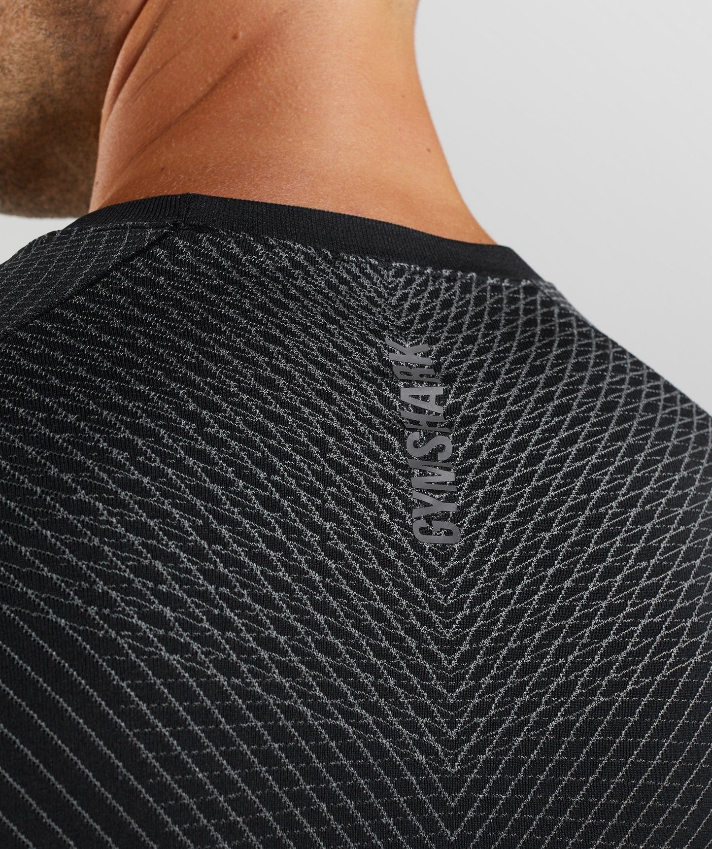 Gymshark Apex Seamless Long Sleeve T-Shirt - Black/Silhouette Grey