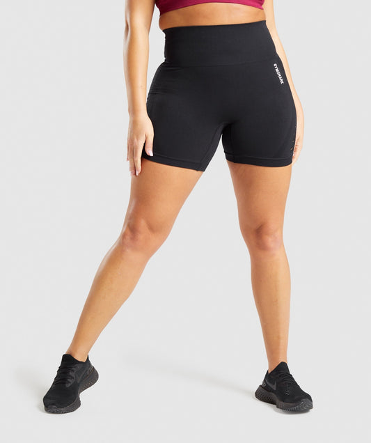 Gymshark Energy+ Seamless Shorts - Black