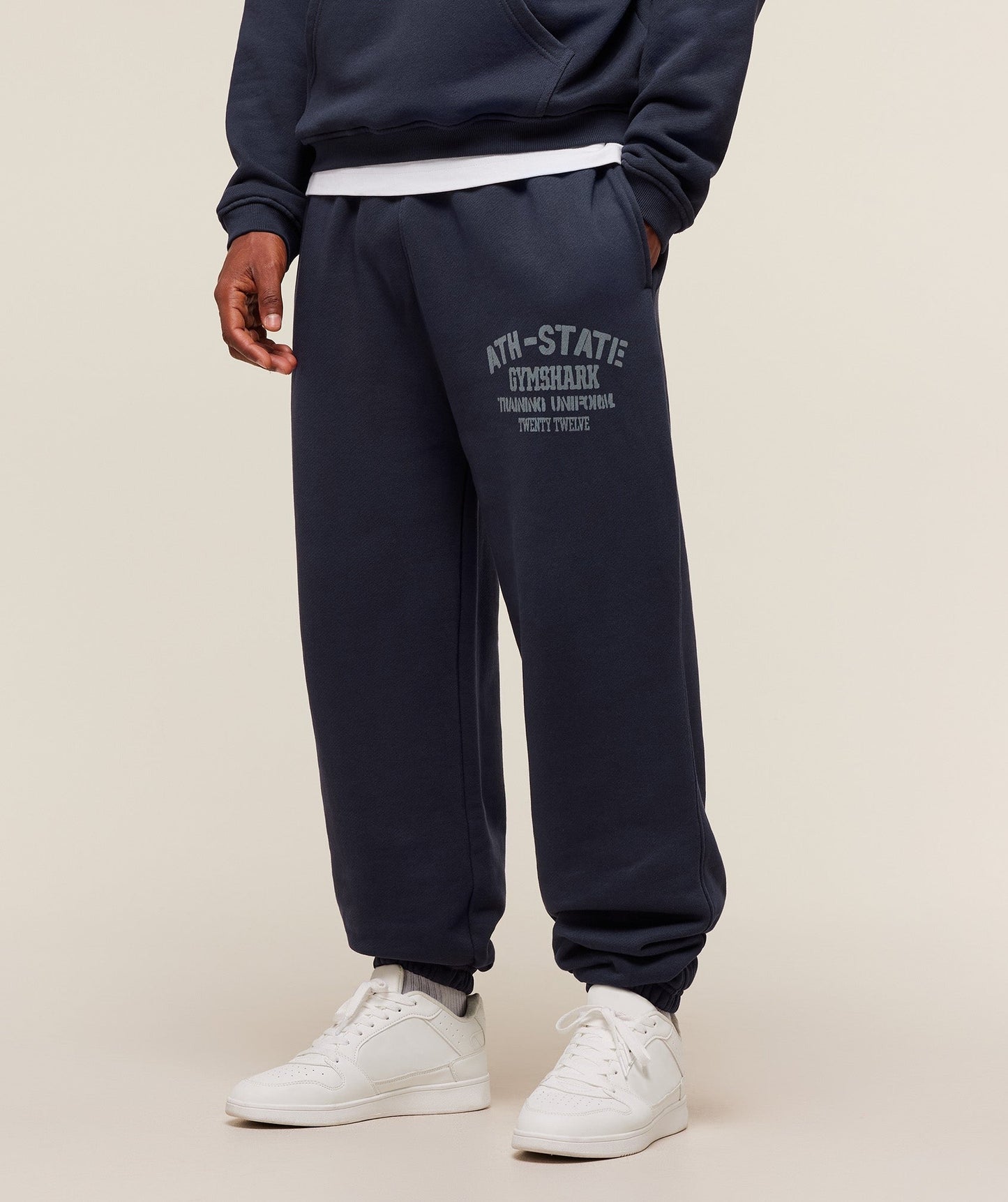 Gymshark Collegiate Joggers - Heavy Blue