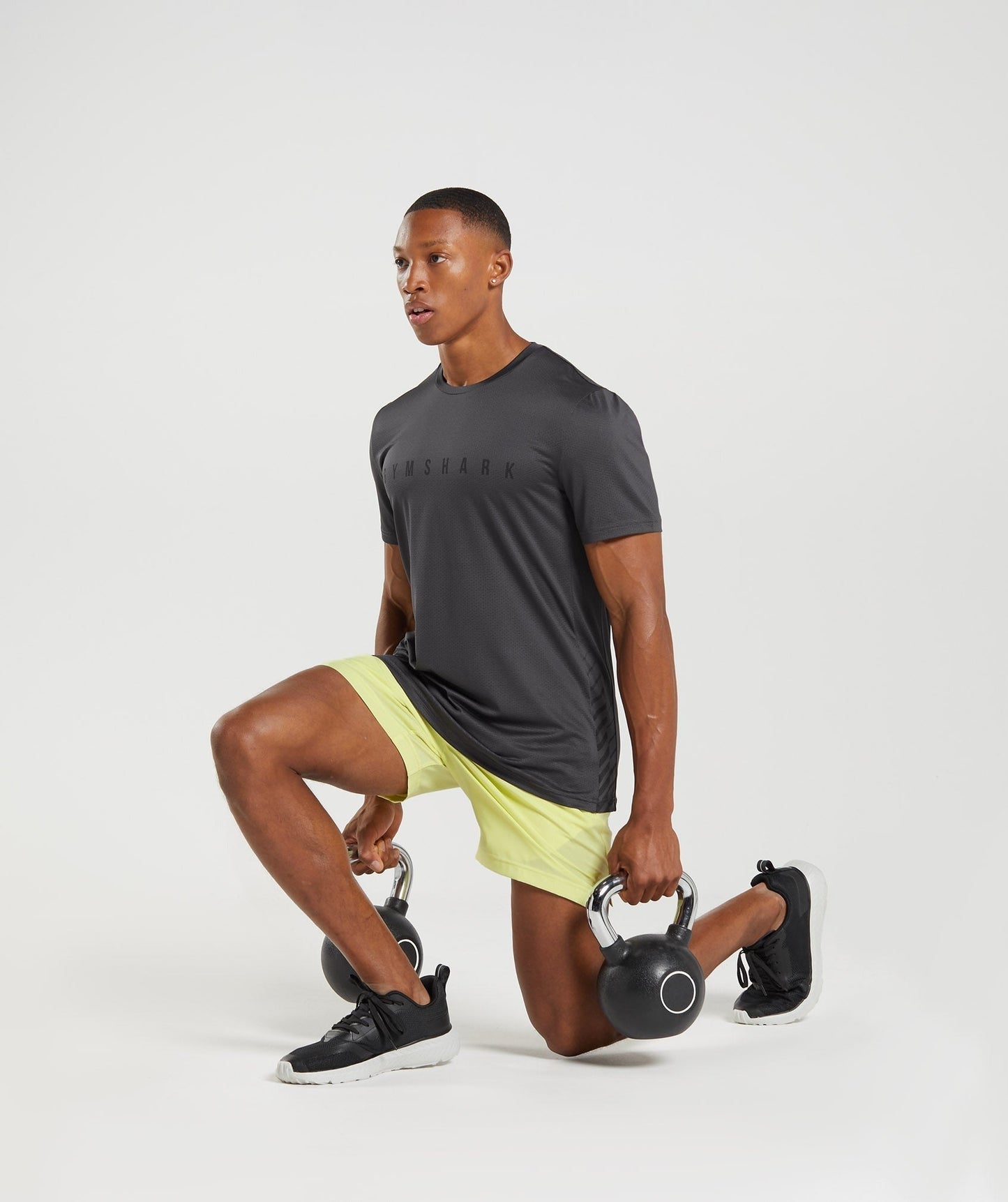 Gymshark Sport Stripe T-Shirt - Grey