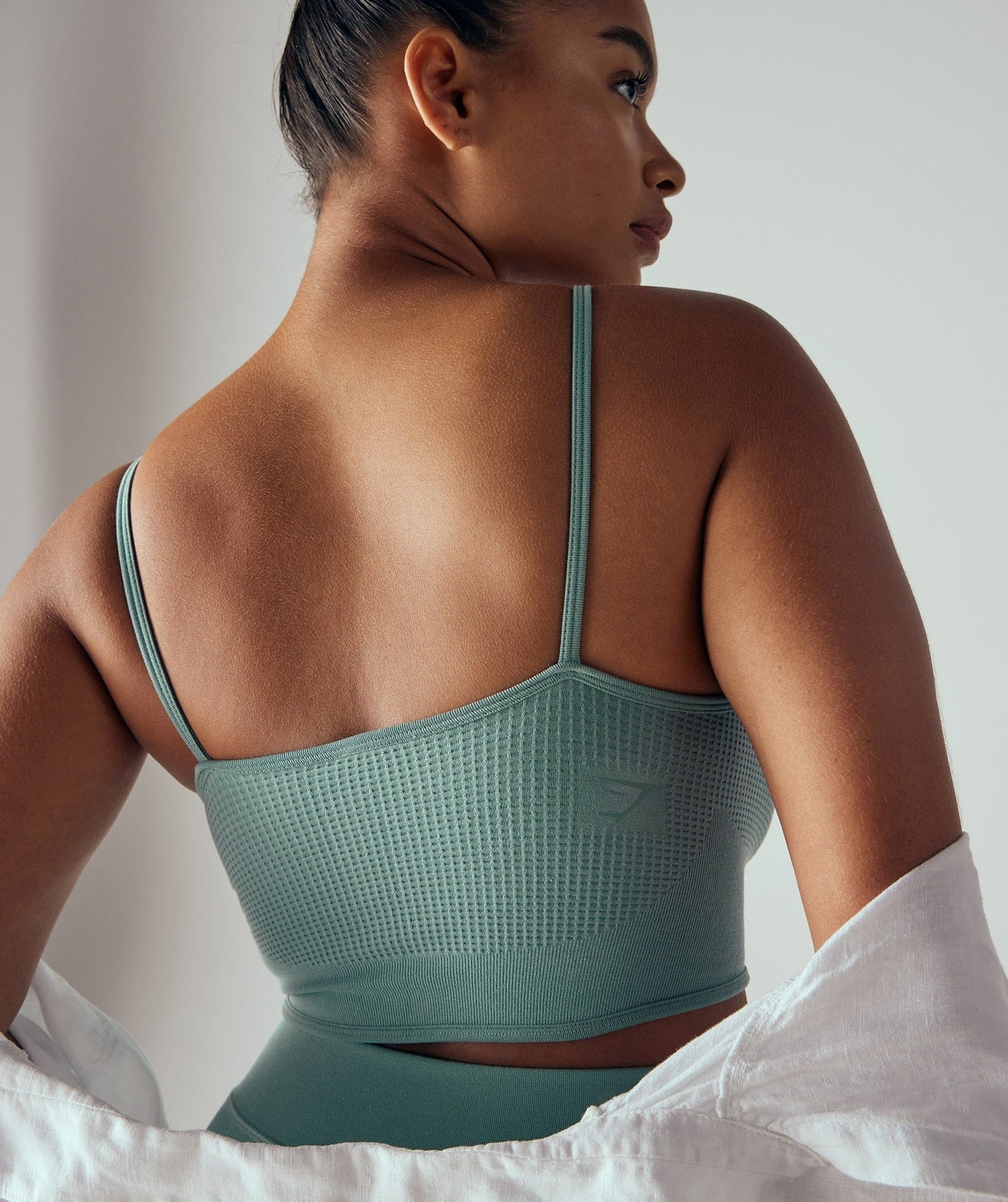 Gymshark Pause Seamless Bralette - Maya Blue