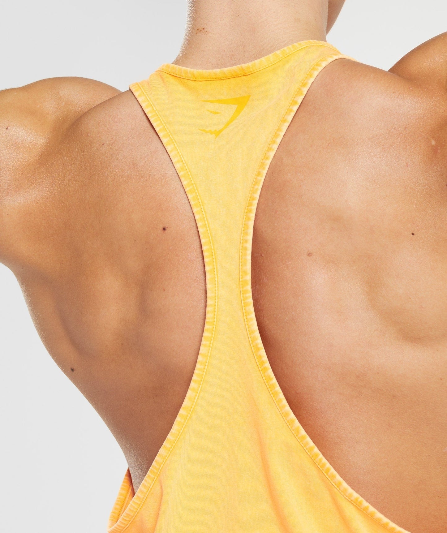 Gymshark Power Washed Stringer - Sunny Yellow
