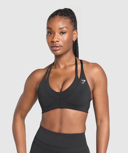 Gymshark Reps T Back Sports bRa - Black