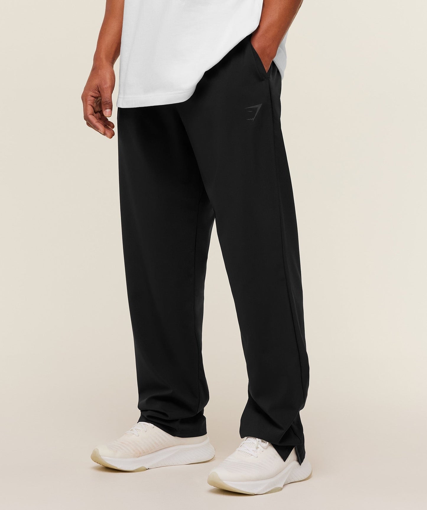Gymshark Arrival Contrast Pants - Black/Grey