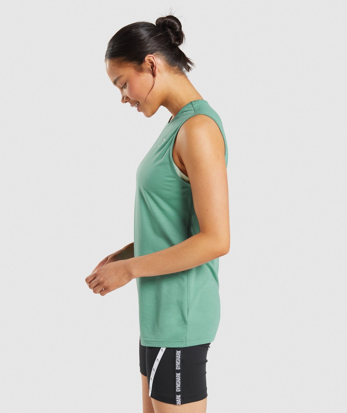 Gymshark Training Drop Arm Tank - Alpine Green