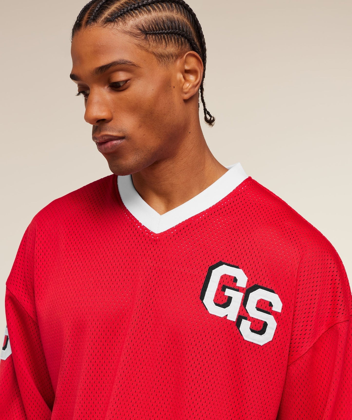 Gymshark x CBUM Hockey Jersey - Crimson Red