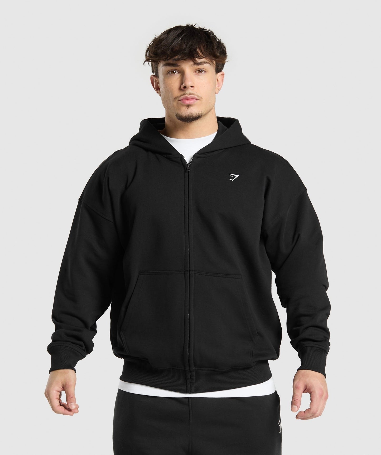 Gymshark Atlas Zip Up Hoodie - Black
