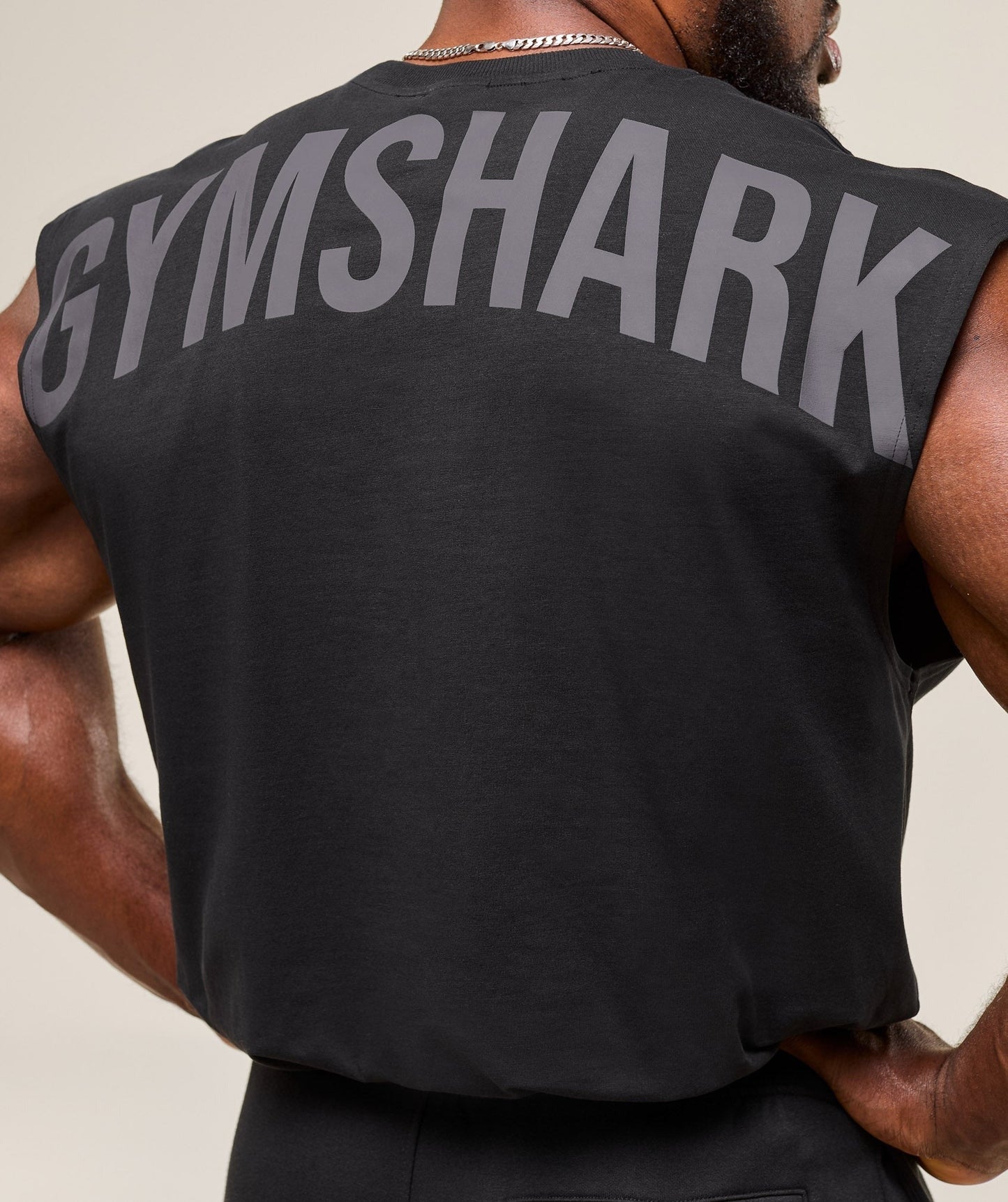 Gymshark Power Cut Off Tank - Black