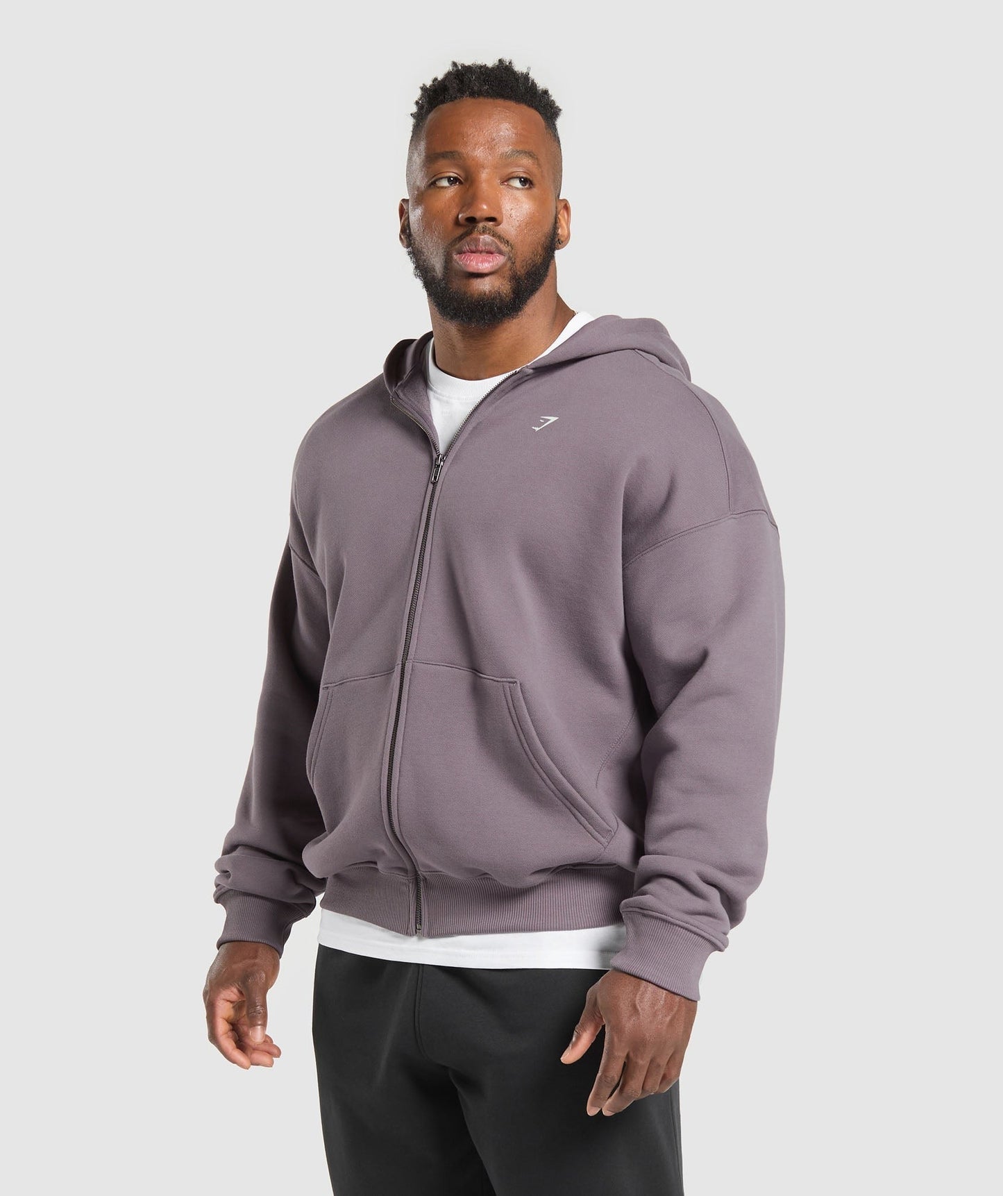 Gymshark Doberman Graphic Hoodie - Brushed Purple