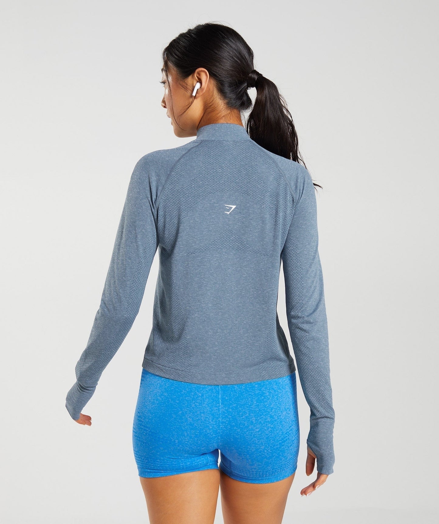 Gymshark Vital 1/4 Zip - Evening Blue Marl