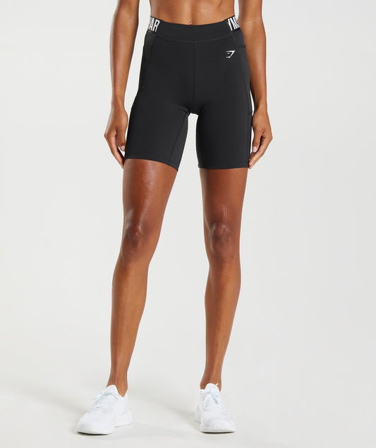 Gymshark Training Brandmark Cycling Shorts - Black
