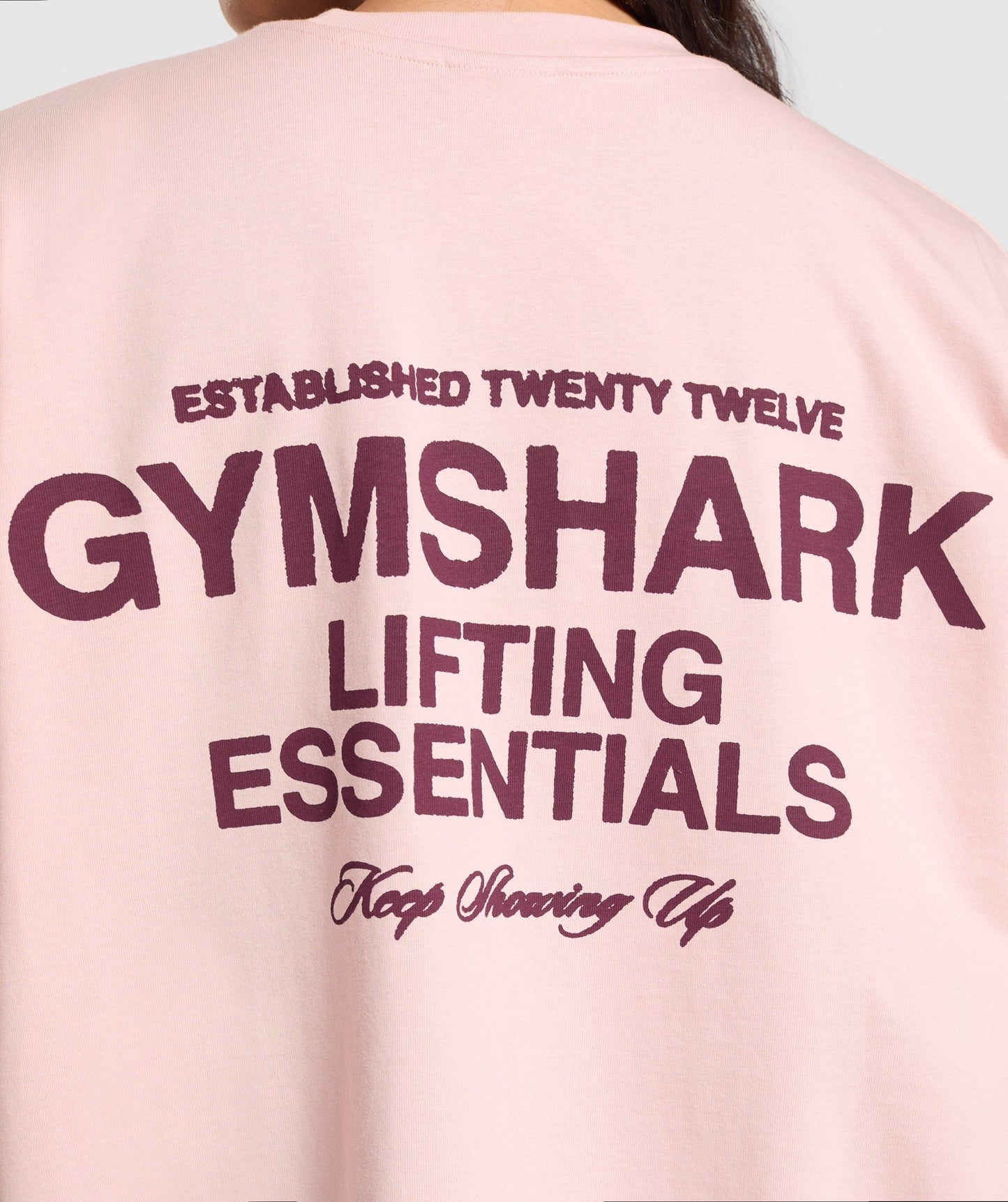 Gymshark EST 2012 Graphic T-Shirt - Lift Pink