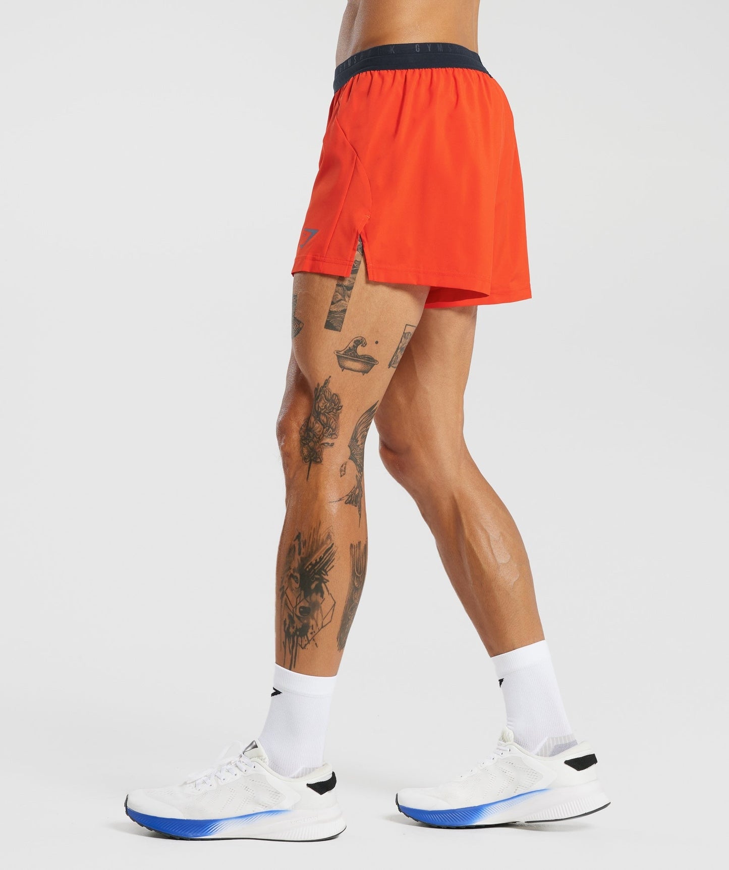 Gymshark Sport Run 3" Short - Electric Orange