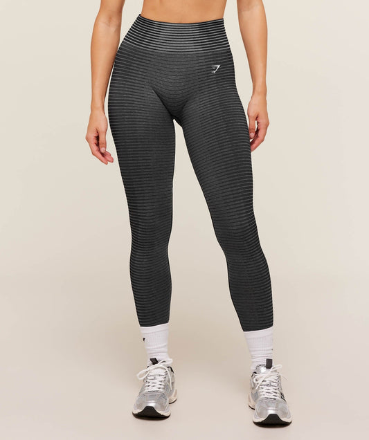 Gymshark Sport Seamless Leggings - Grey/Black