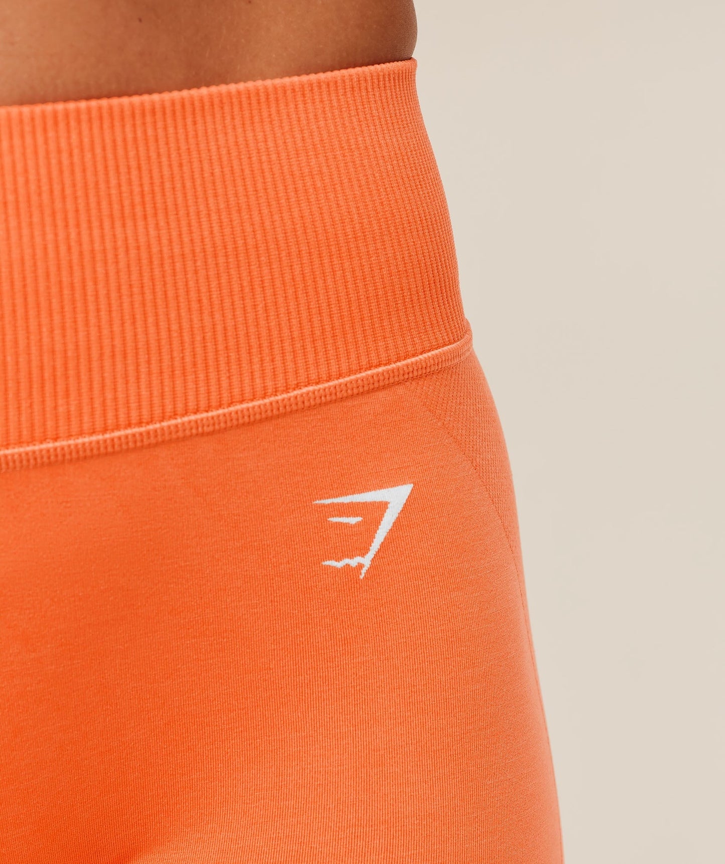 Gymshark Interval Seamless Shorts - Dayglow Peach