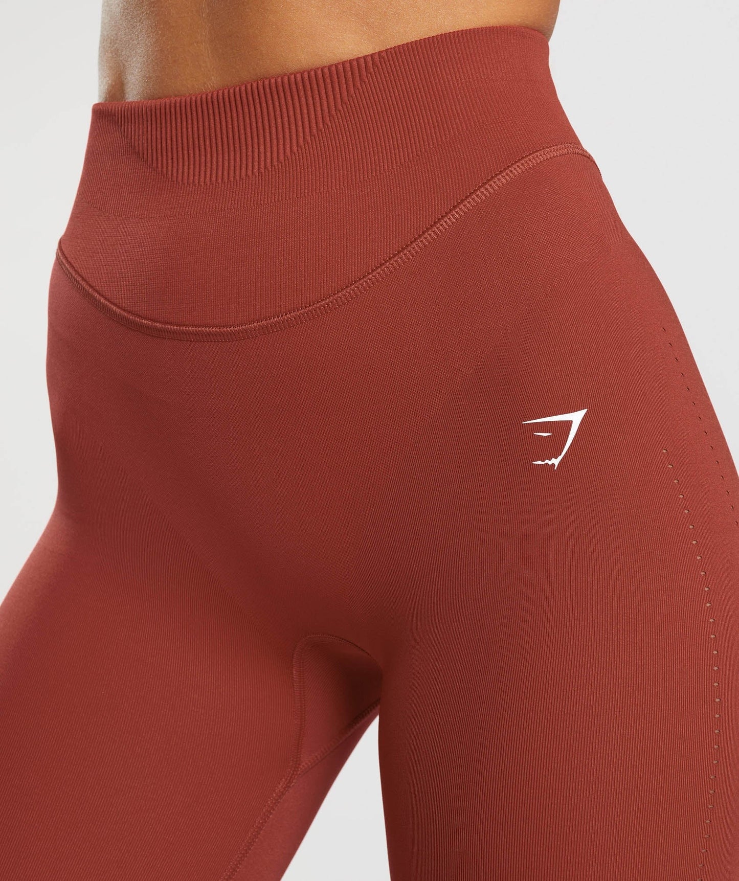 Gymshark Sweat Seamless Sculpt Leggings - Rosewood Red
