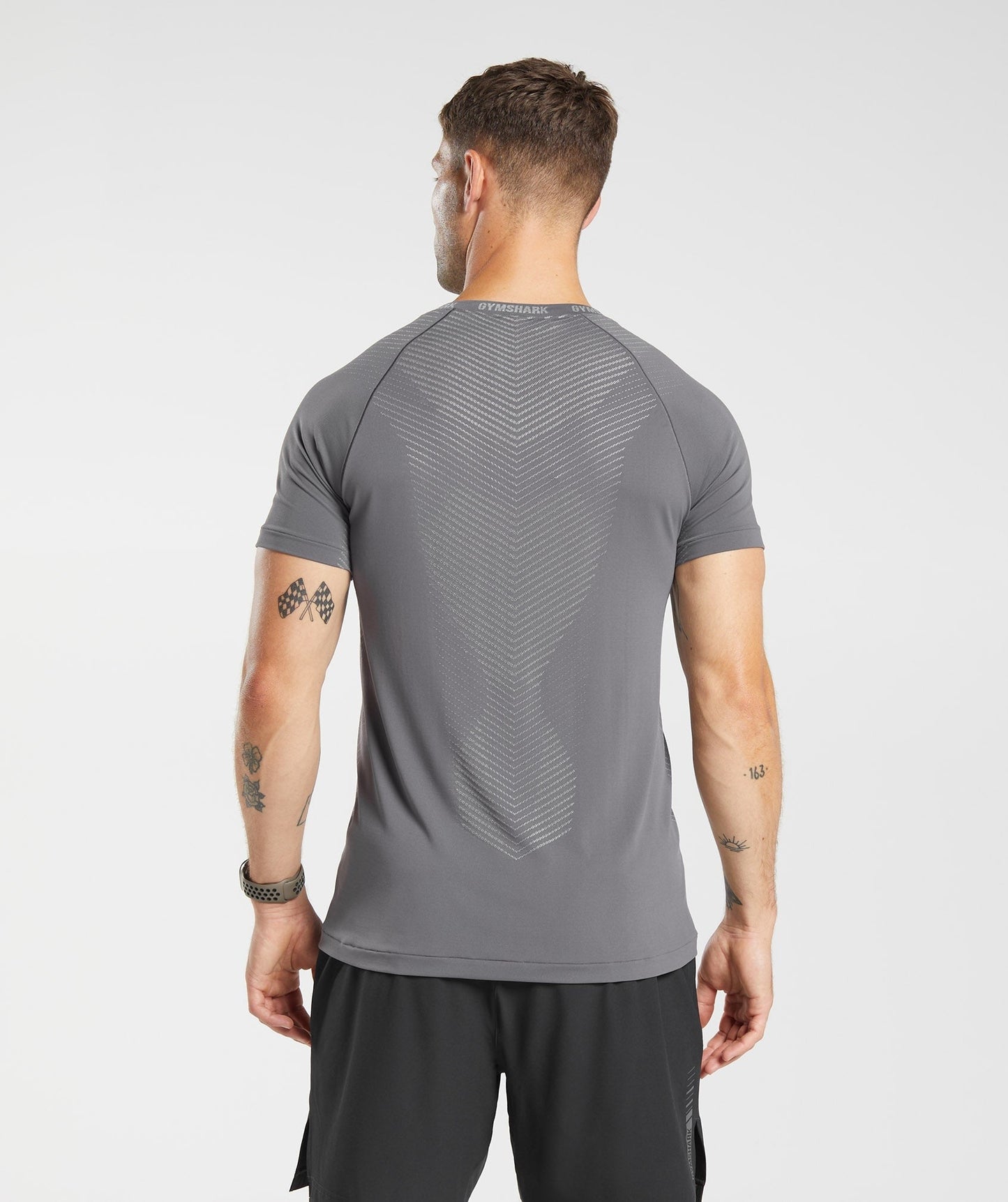 Gymshark Apex Seamless T-Shirt - Dark Grey/Smokey Grey