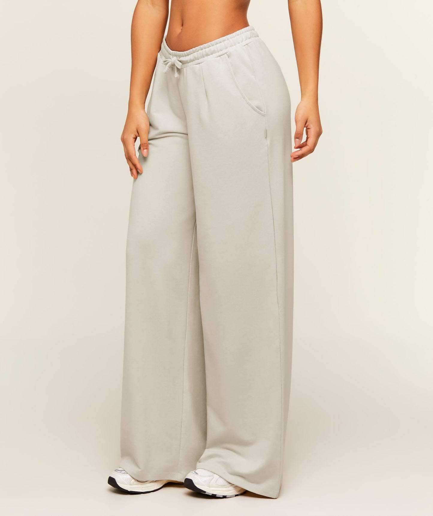 Gymshark Lightweight Wide Leg Pant Tall - Pebble Grey