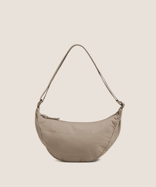 Gymshark Pleat Crossbody - Mushroom Grey