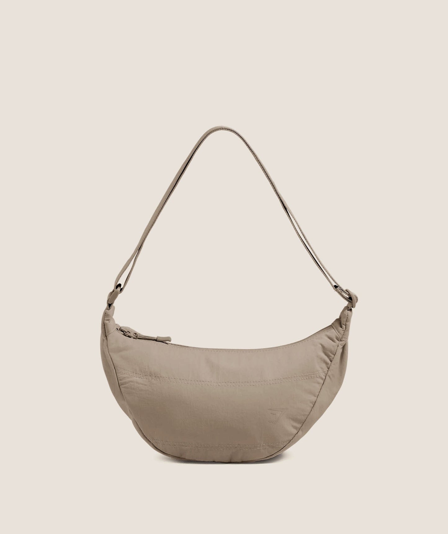 Gymshark Pleat Crossbody - Mushroom Grey