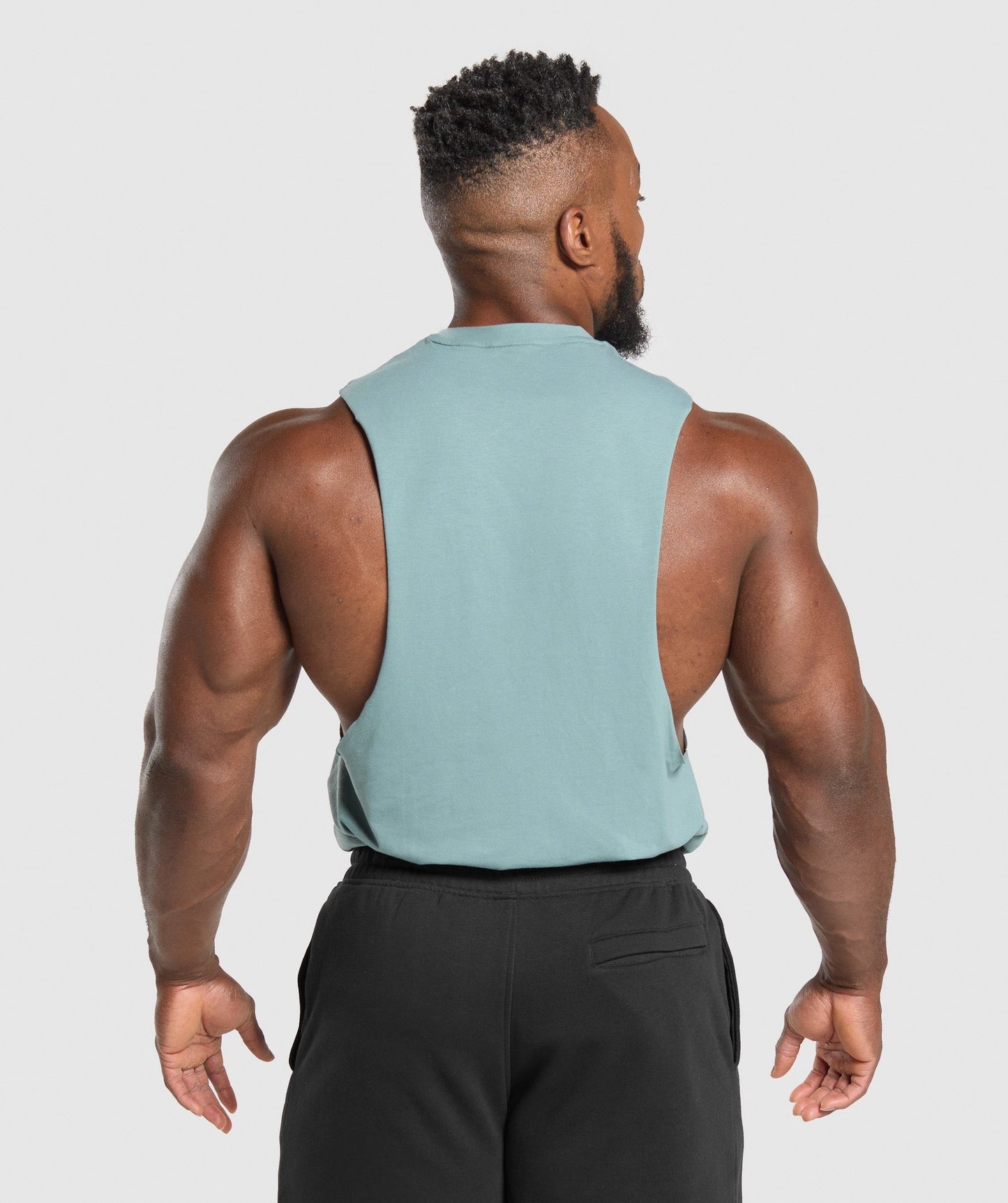 Gymshark Critical 2.0 Drop Arm Tank - Celeste Blue