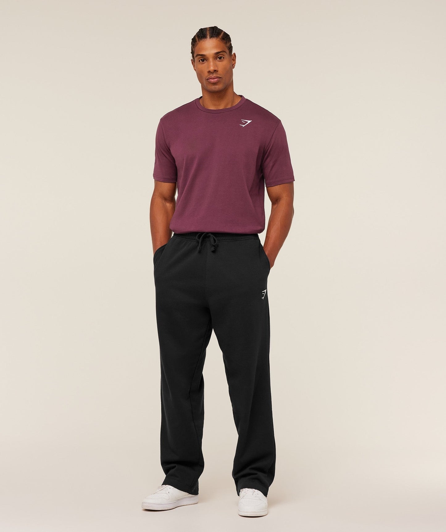Gymshark Crest T-Shirt - GS Impact Burgundy