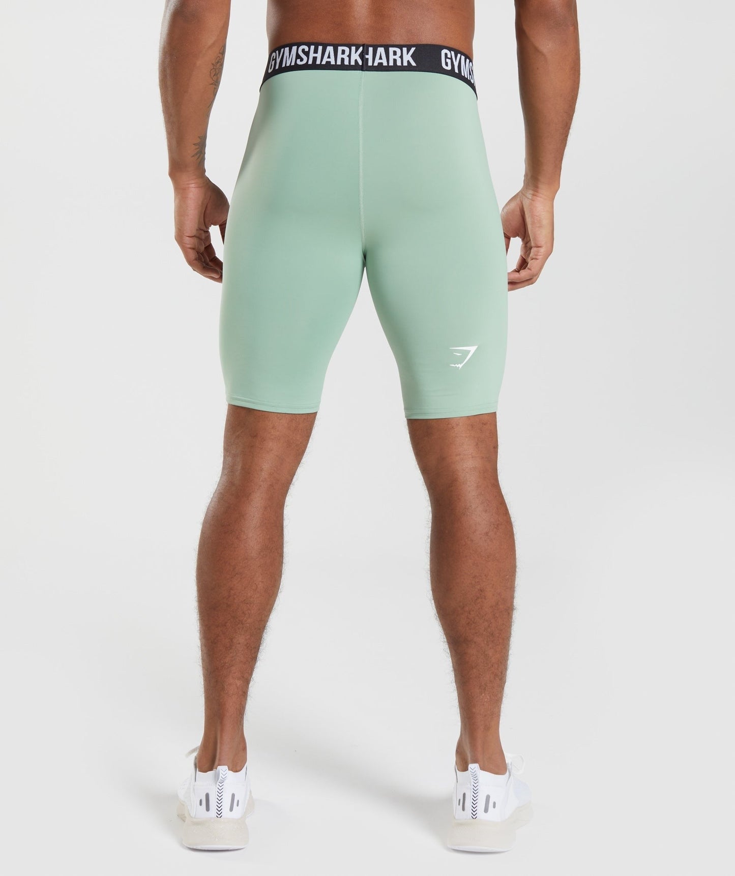 Gymshark Element Baselayer Shorts - Desert Sage Green