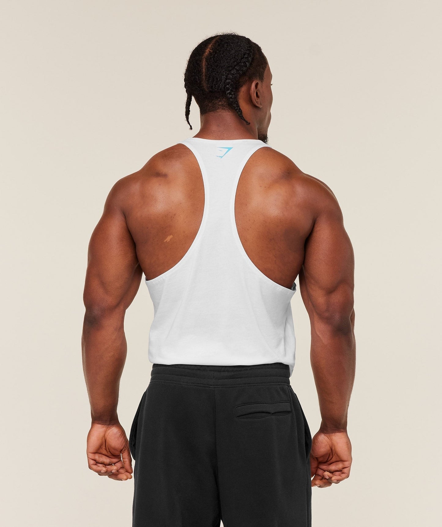 Gymshark Power Stringer - GS White/GS Brand Blue