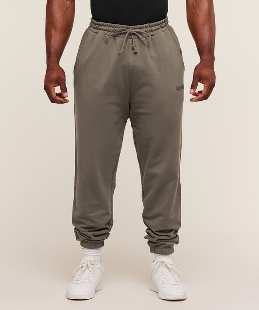 Gymshark Olde English Joggers - Camo Brown