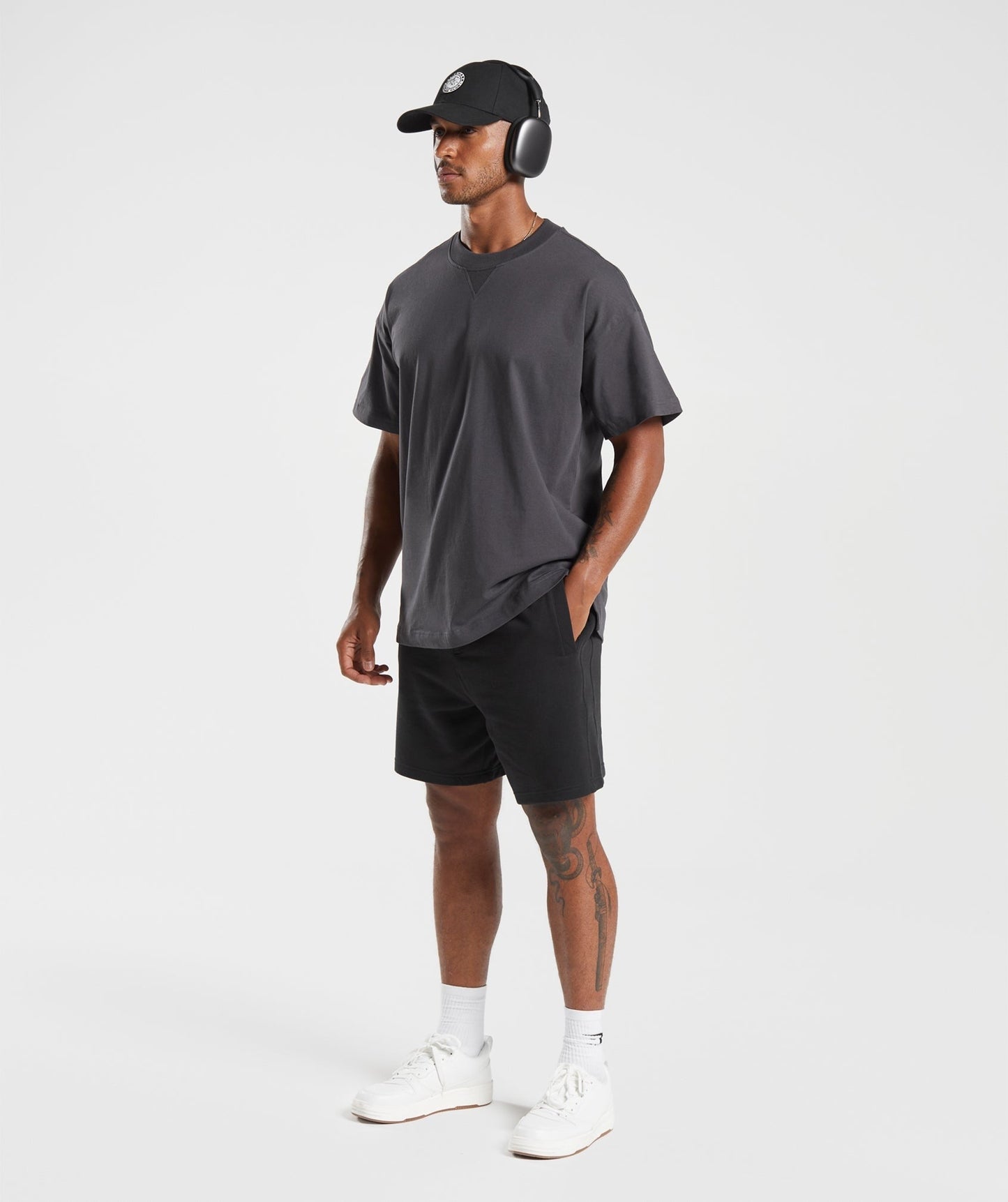 Gymshark Rest Day Essentials T-Shirt - Onyx Grey