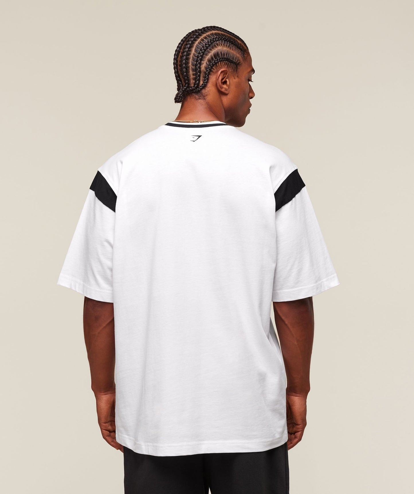 Gymshark GSLC Oversized T-Shirt - White/Black
