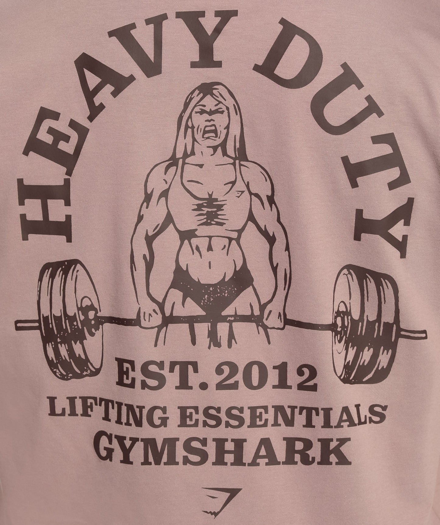 Gymshark Heavy Duty Oversized T-Shirt - Powder Mauve