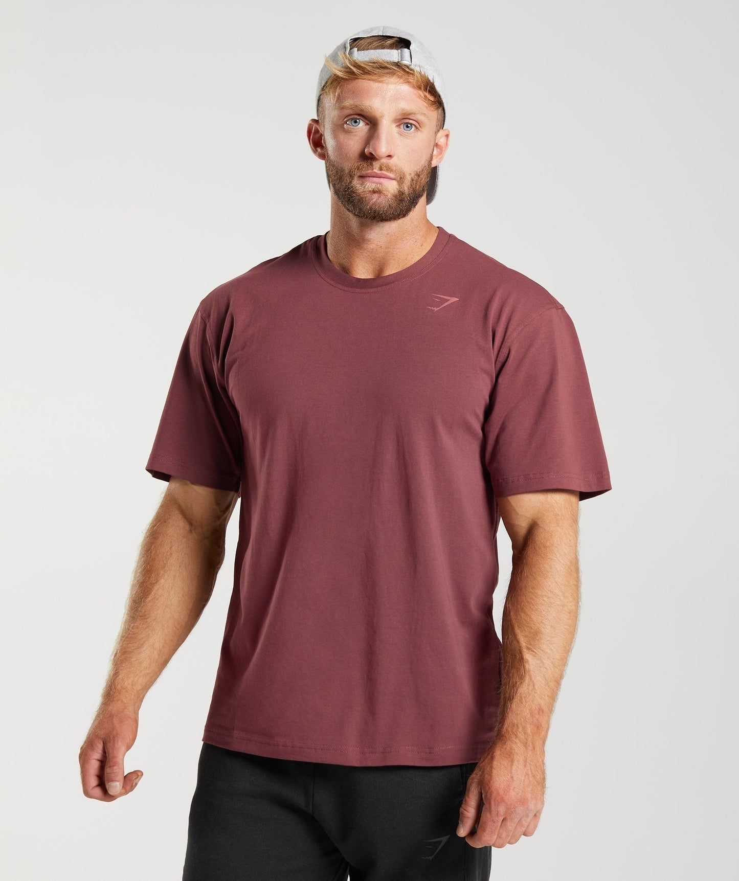 Gymshark Power T-Shirt - Cherry Brown
