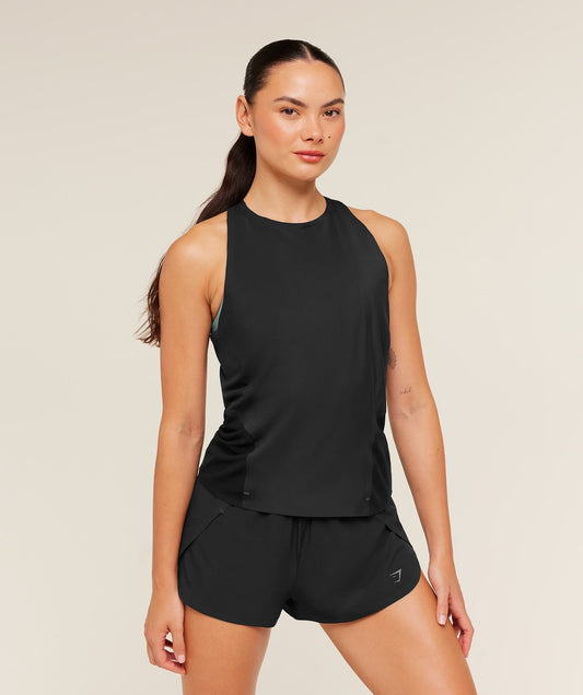 Gymshark Running Elite Loose Fit Tank - Black