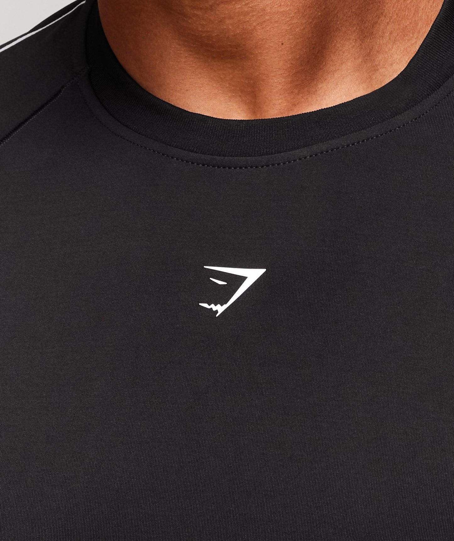Gymshark Clean Contour Seamless T-Shirt - Black/White