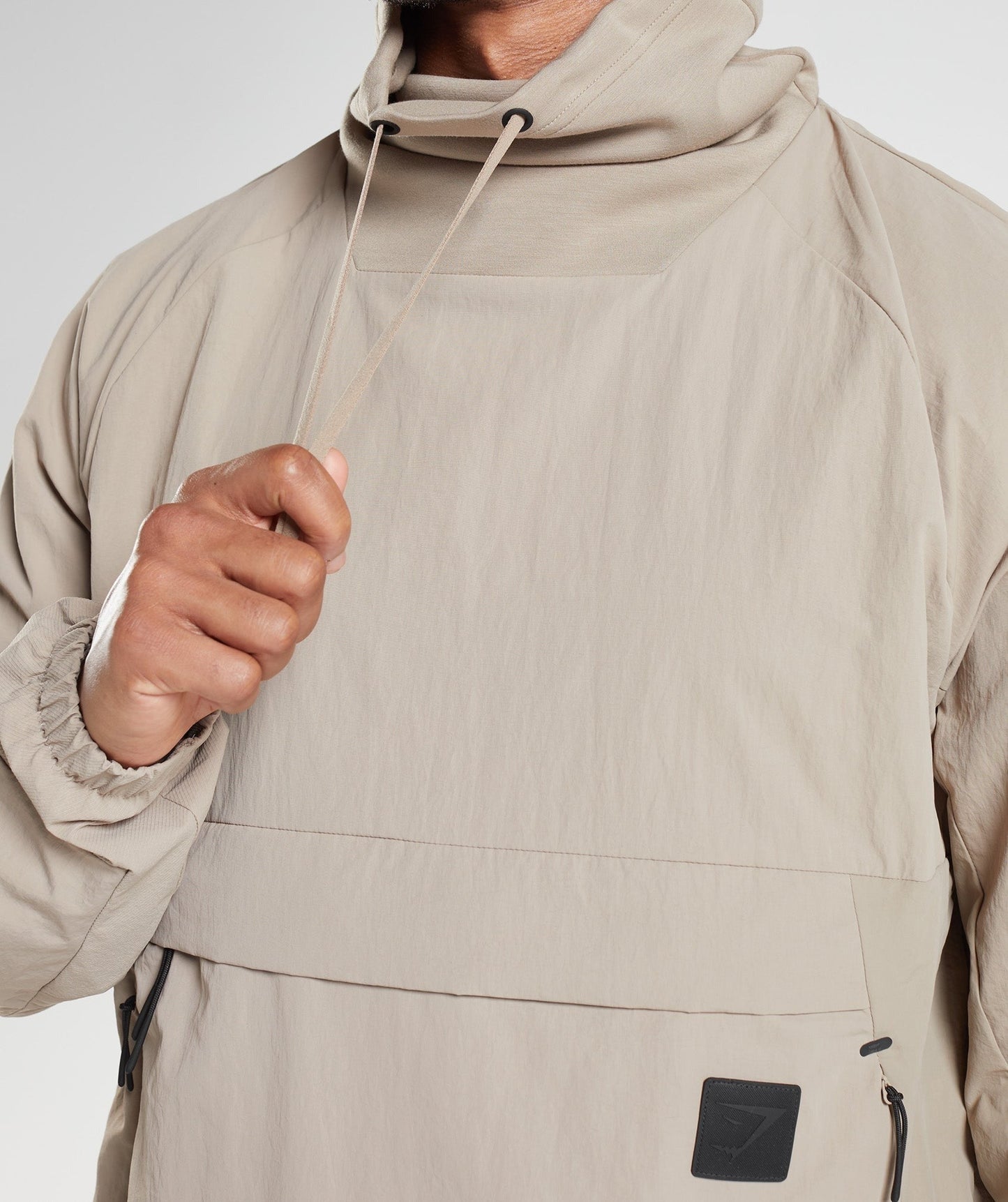 Gymshark Retake Anorak - Cement Brown
