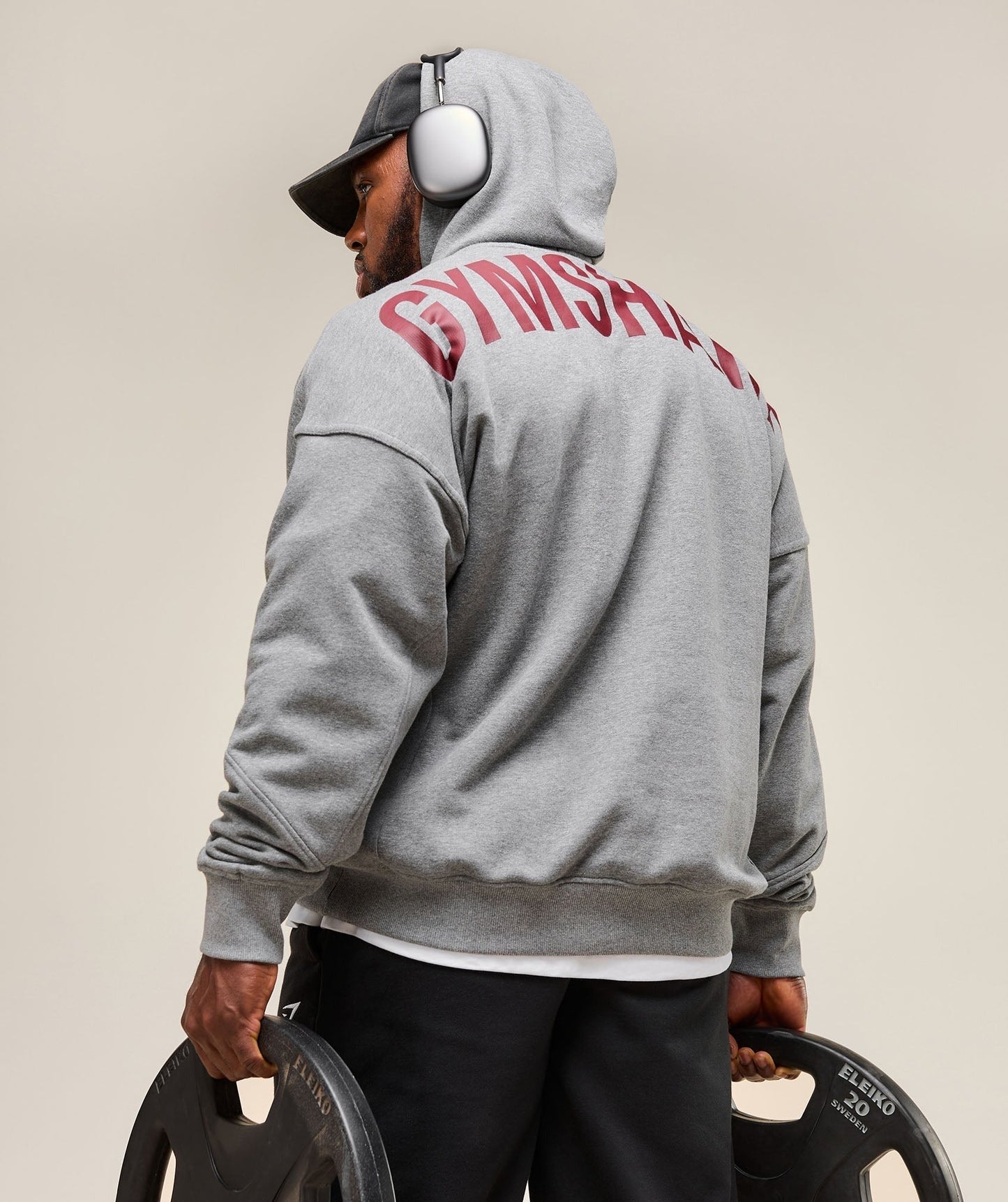 Gymshark Power Hoodie - Charcoal Core Marl