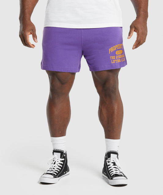 Gymshark Lightweight Jersey Shorts - Stellar Purple