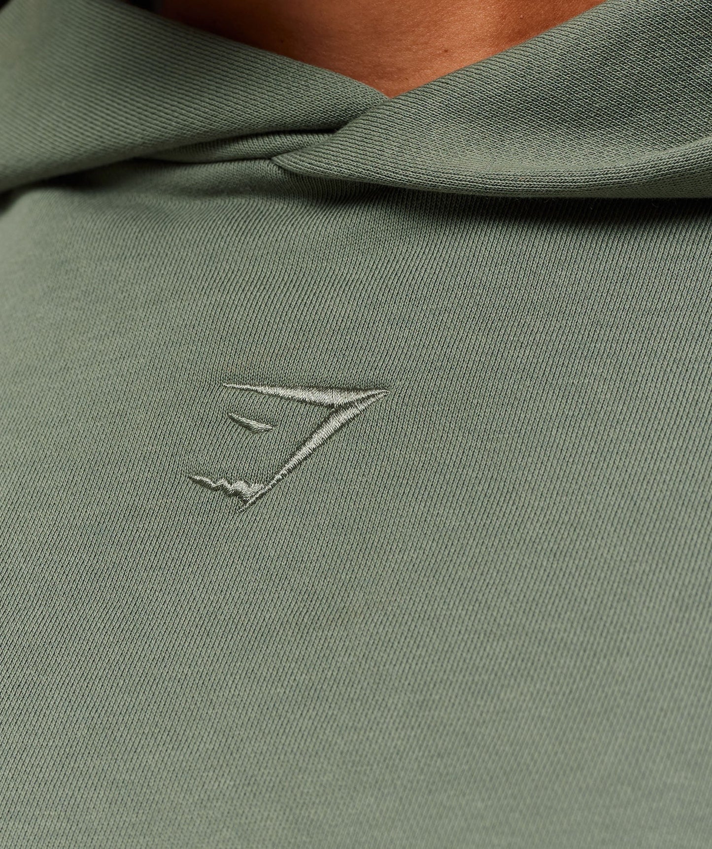 Gymshark Power Washed Oversized Hoodie - Unit Green/Acid Wash