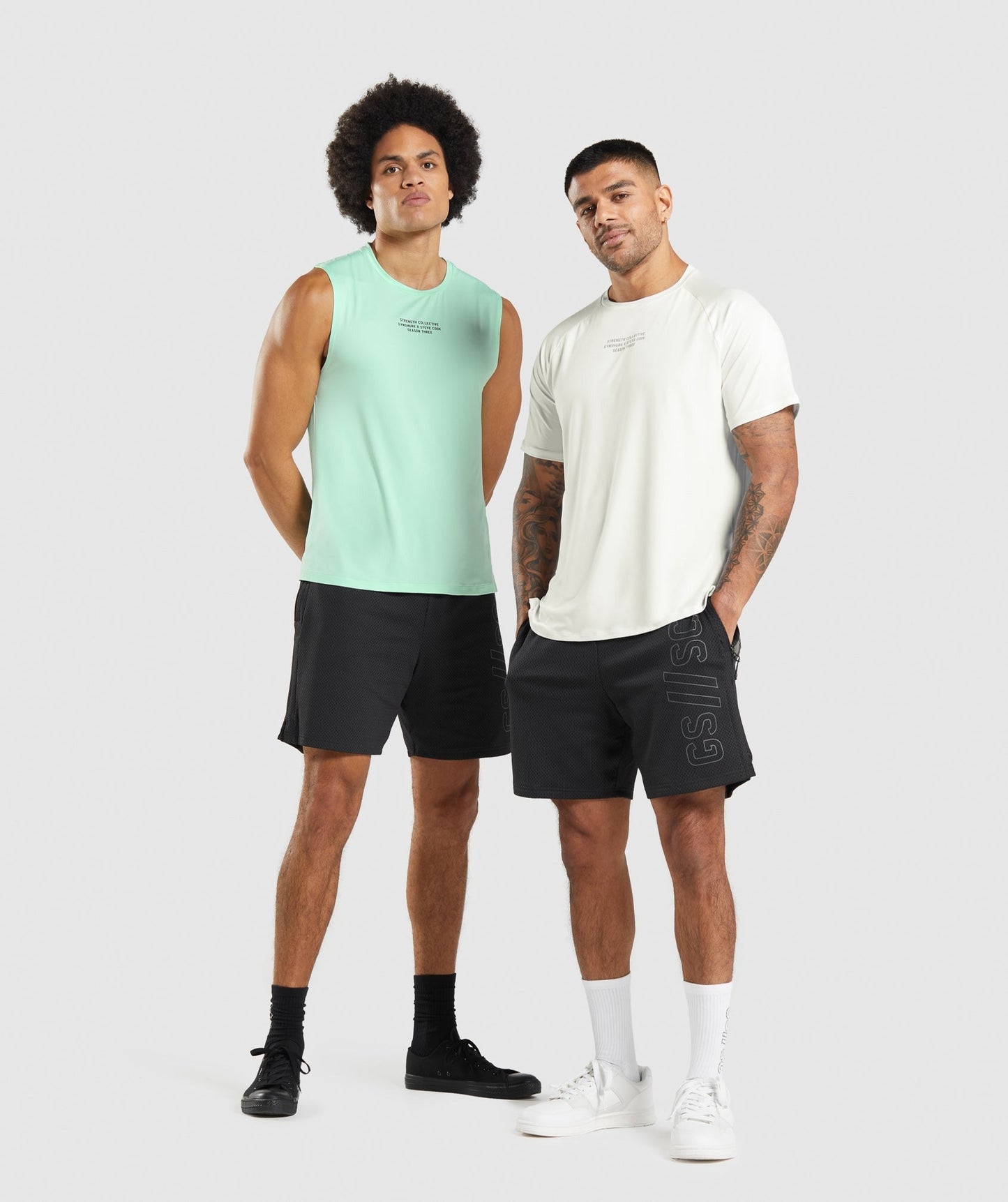 Gymshark //Steve Cook Mesh Shorts - Black