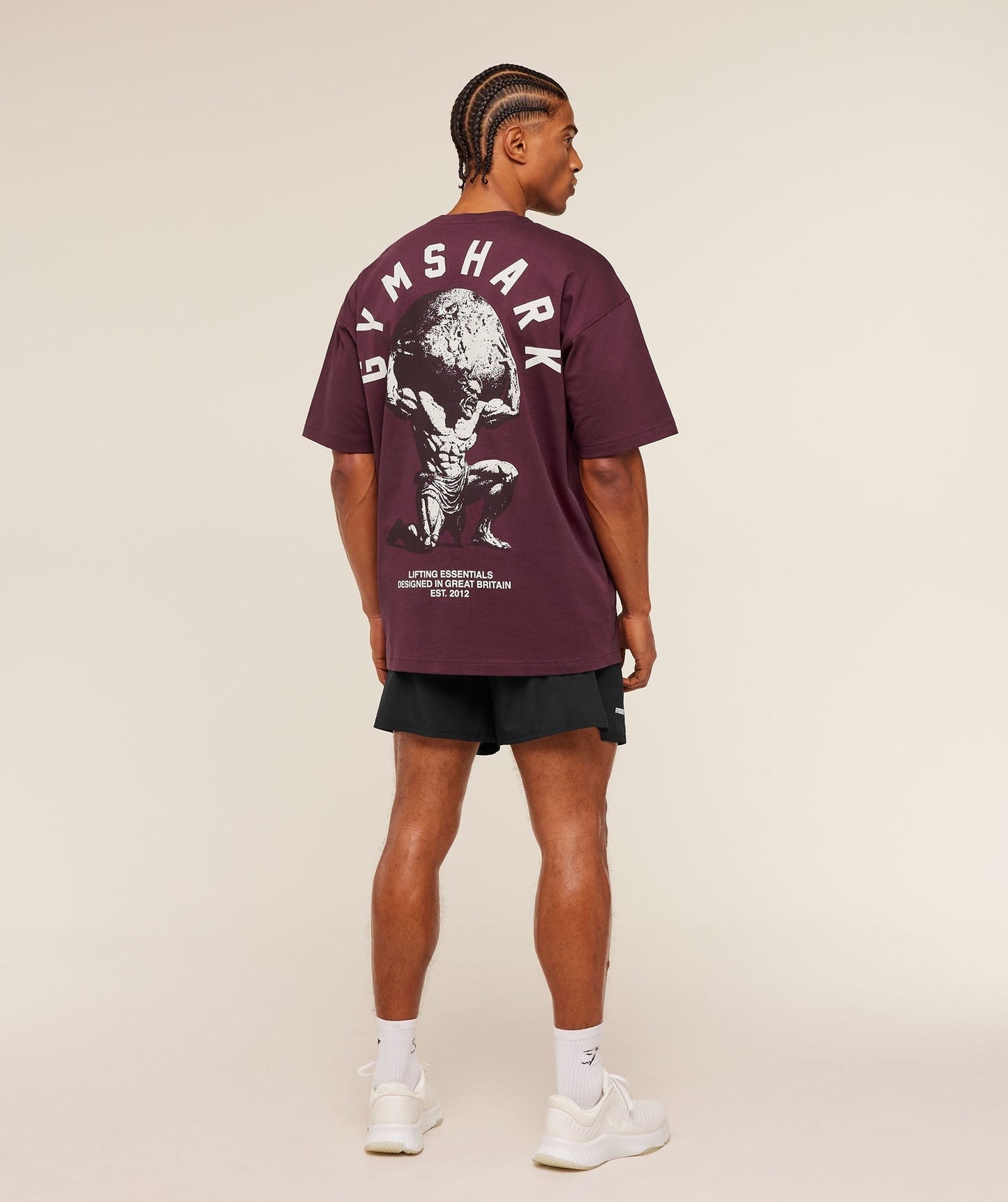 Gymshark Atlas T-Shirt - Impact Burgundy