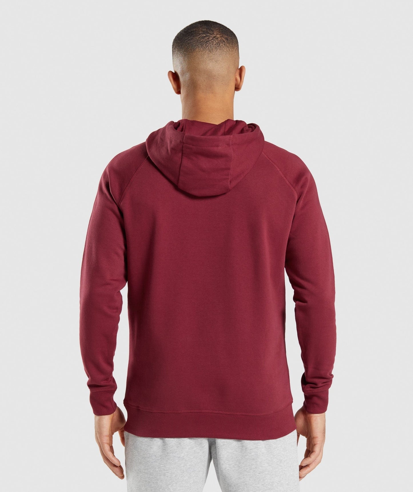Gymshark Crest Hoodie - Burgundy Red